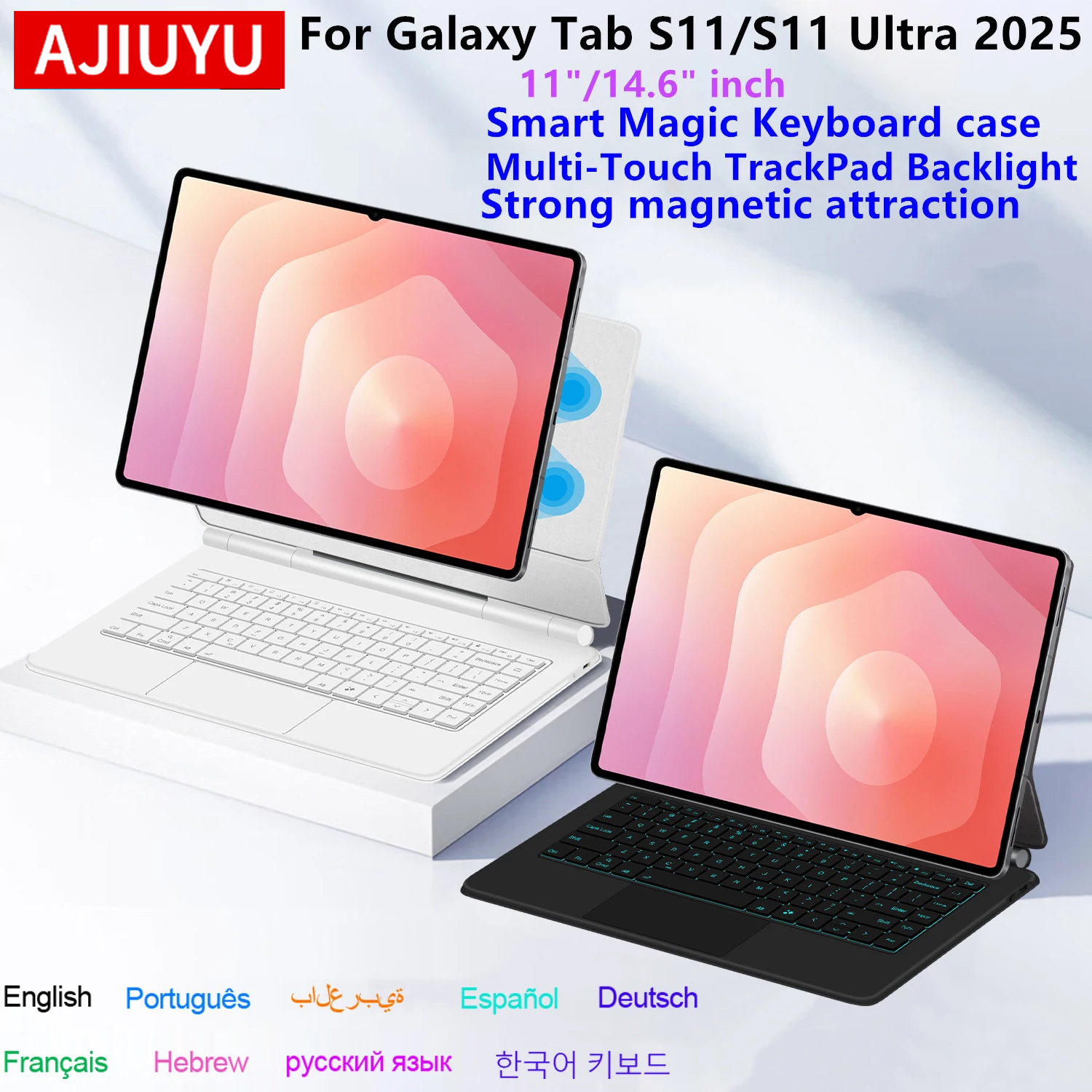 Samsung Tablet Keyboard Accessories - Magic Keyboard Case For Samsung Galaxy