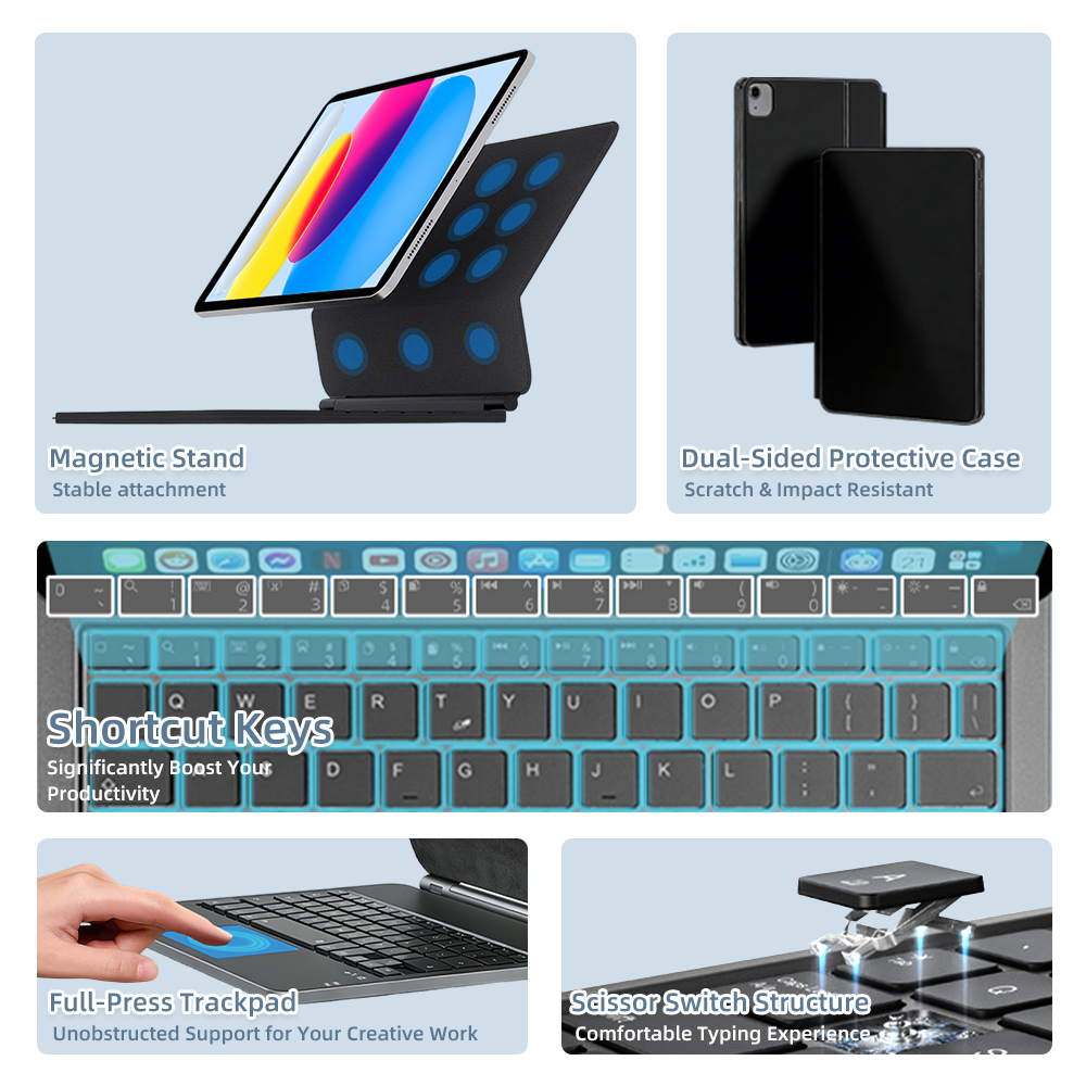 2026 Magic Keyboard with Bluet - Tablet Keyboard Case บทวิจารณ์และราคา
