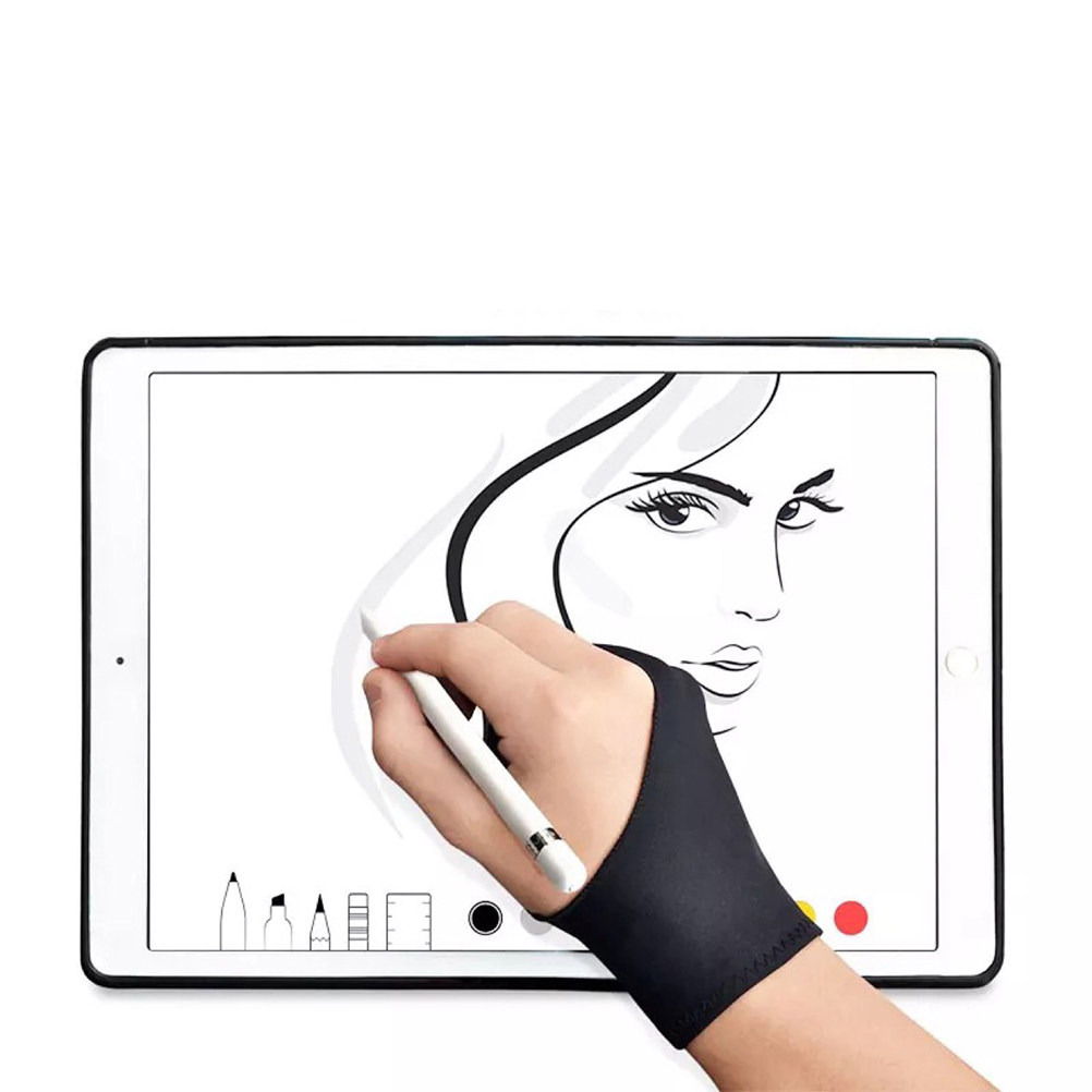 4Pcs Two Finger Drawing Gloves - Drawing Glove Artist บทวิจารณ์และราคา