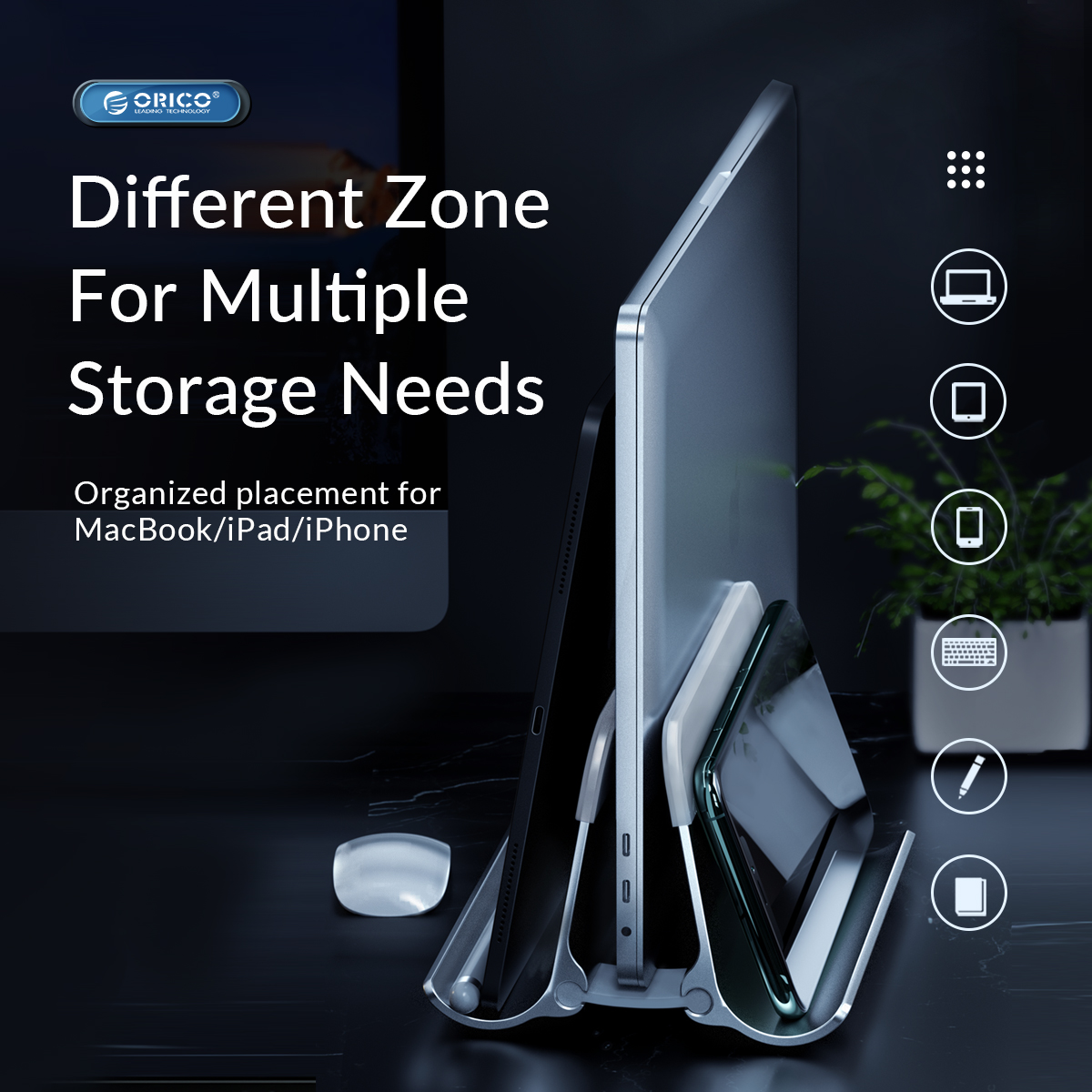 ORICO Aluminum Vertical Laptop - Dell Tablet Accessories บทวิจารณ์และราคา