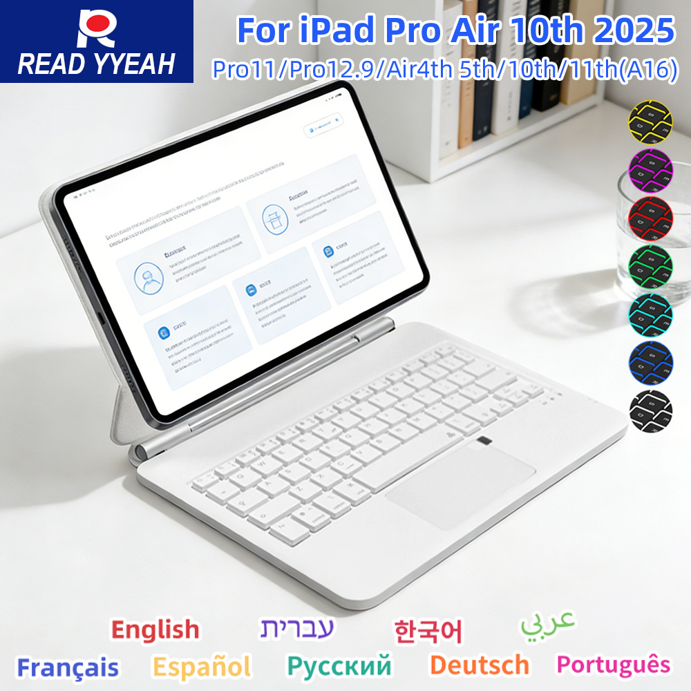 Magic Keyboard with Magnetic f - Tablet Keyboard Case บทวิจารณ์และราคา