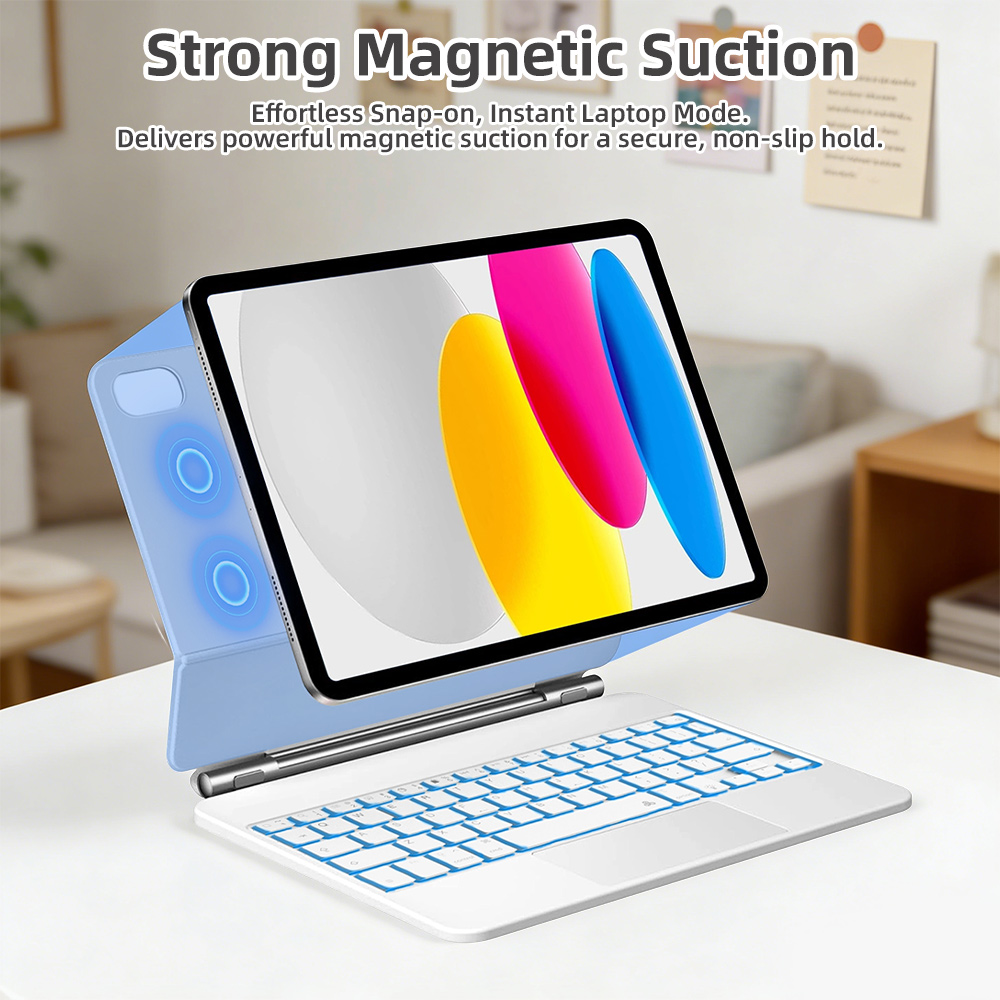 Magic Keyboard with Magnetic f - Tablet Keyboard Case บทวิจารณ์และราคา