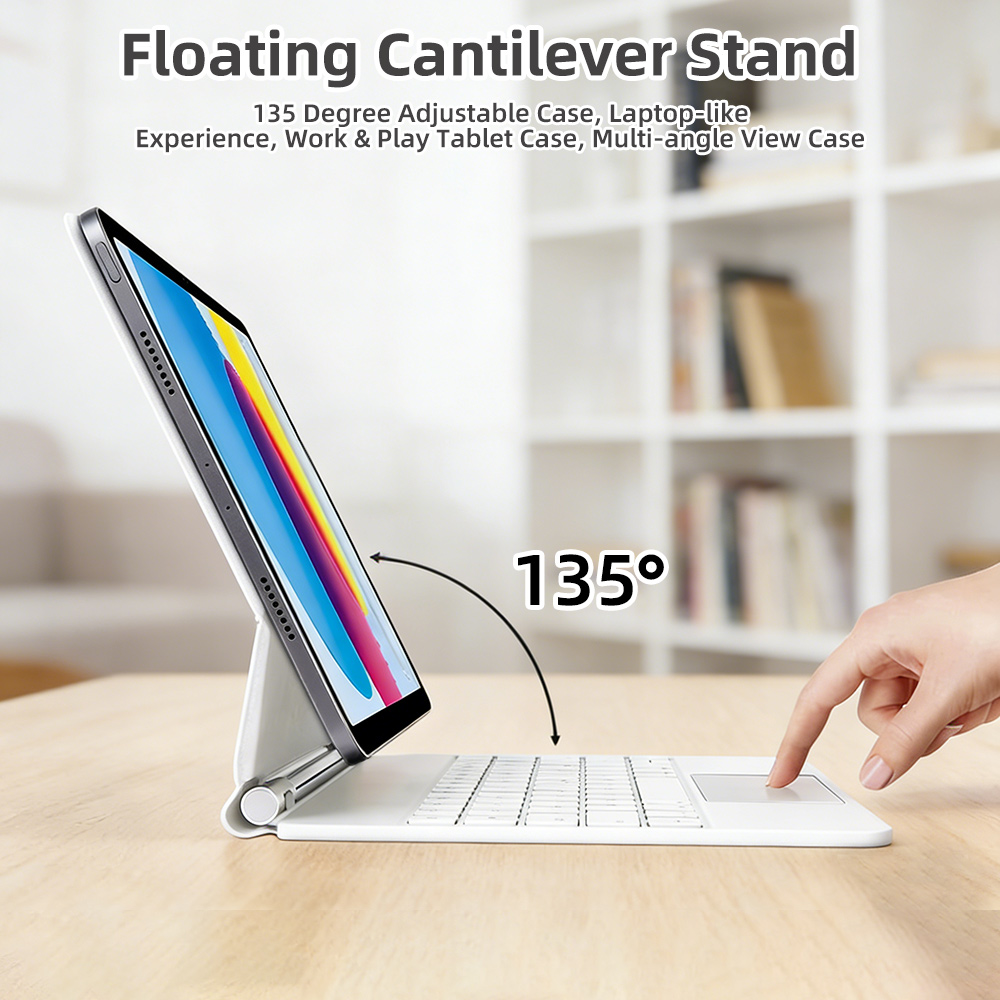 Magic Keyboard with Magnetic f - Tablet Keyboard Case บทวิจารณ์และราคา