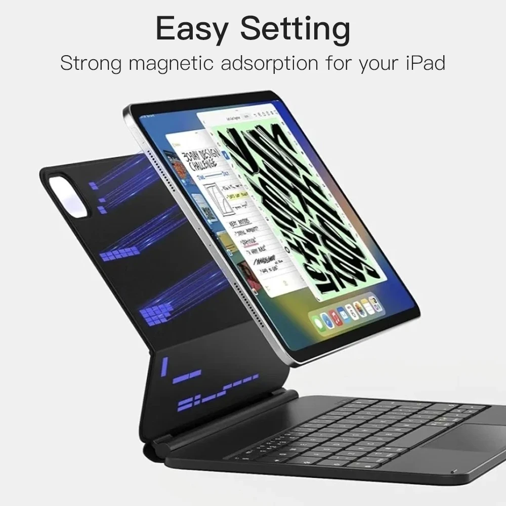 Magic Keyboard With Touch Pane - Tablet Keyboard Case บทวิจารณ์และราคา