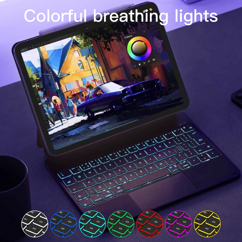 Magic Keyboard With Touch Pane - Tablet Keyboard Case บทวิจารณ์และราคา