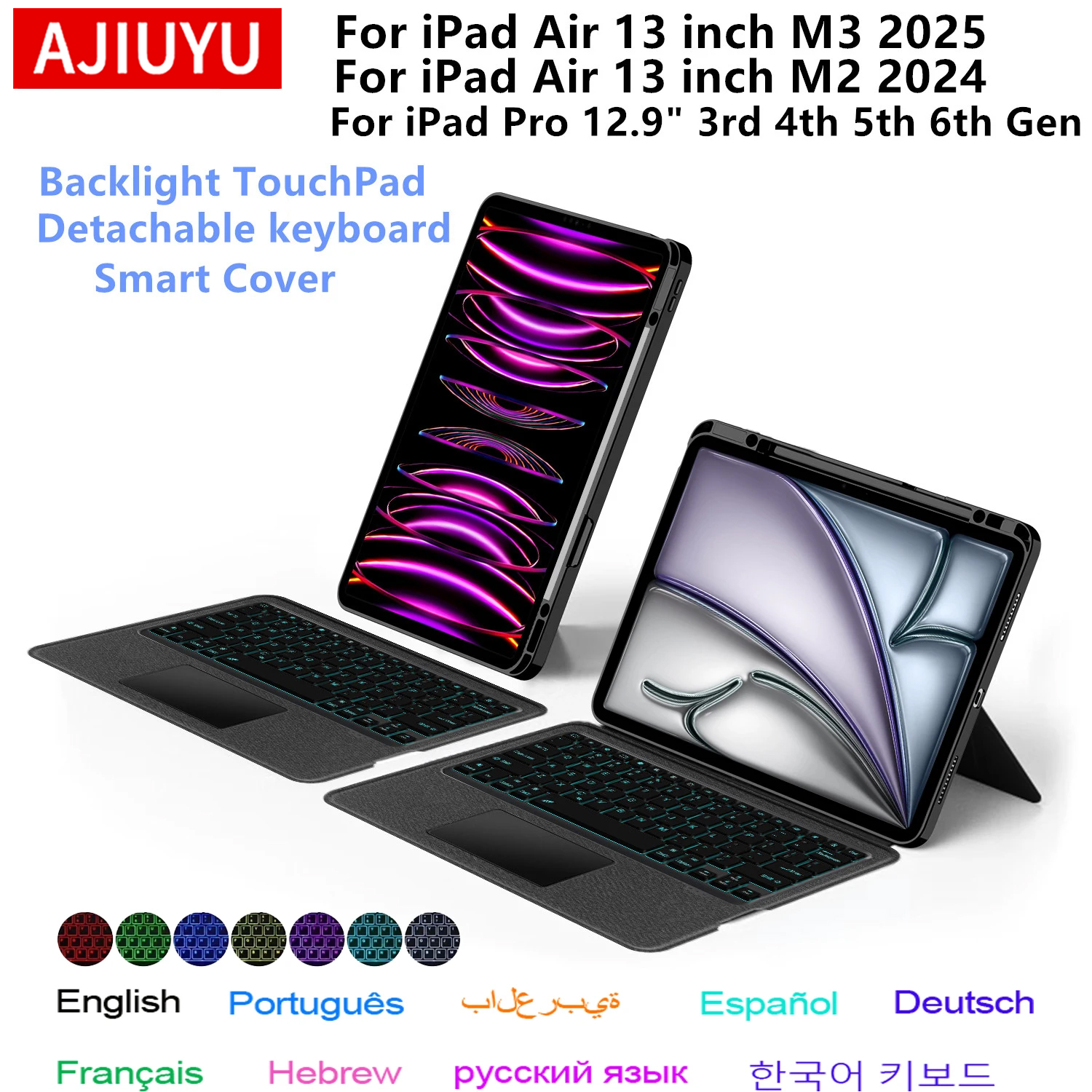 Magic Keyboard Case for iPad A - Tablet Keyboard Case บทวิจารณ์และราคา