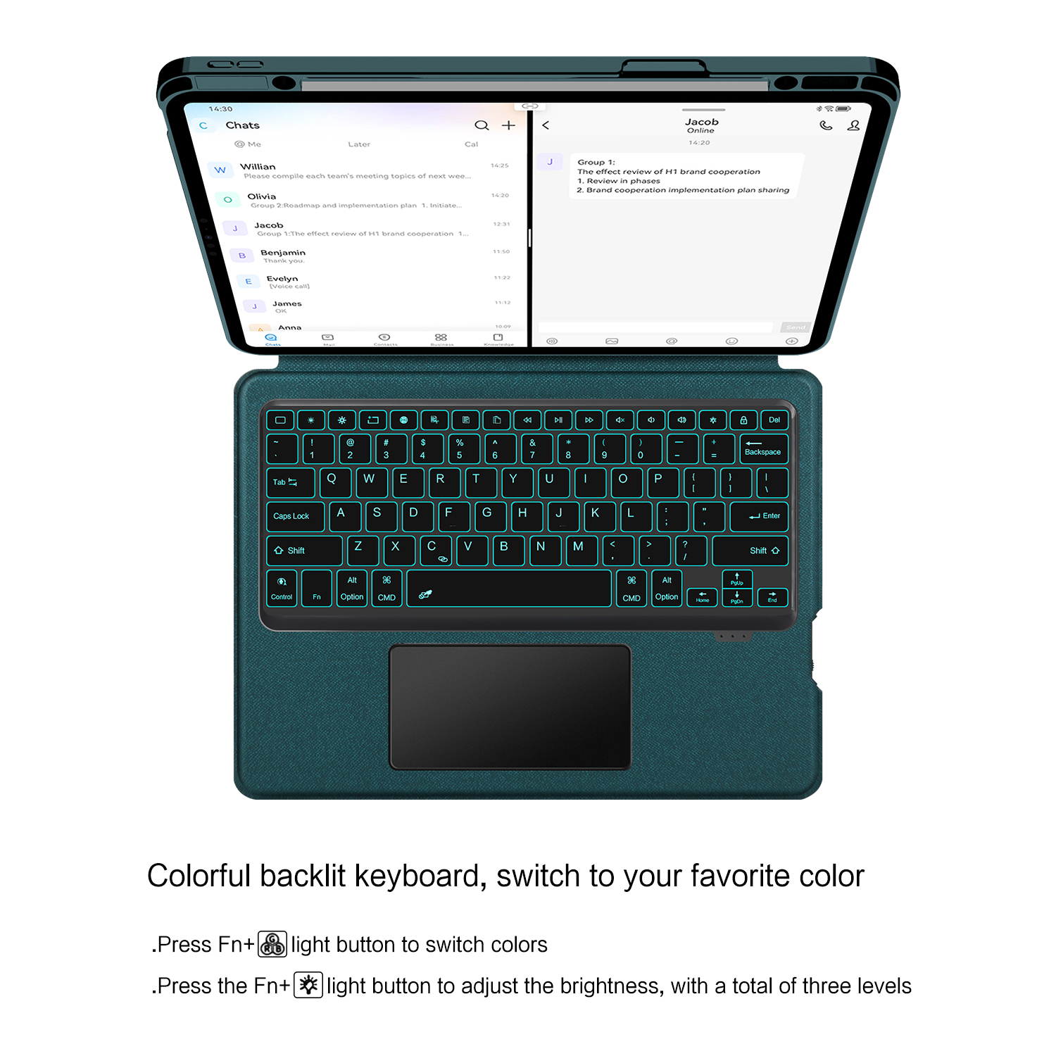 Magic Keyboard Case for iPad A - Tablet Keyboard Case บทวิจารณ์และราคา
