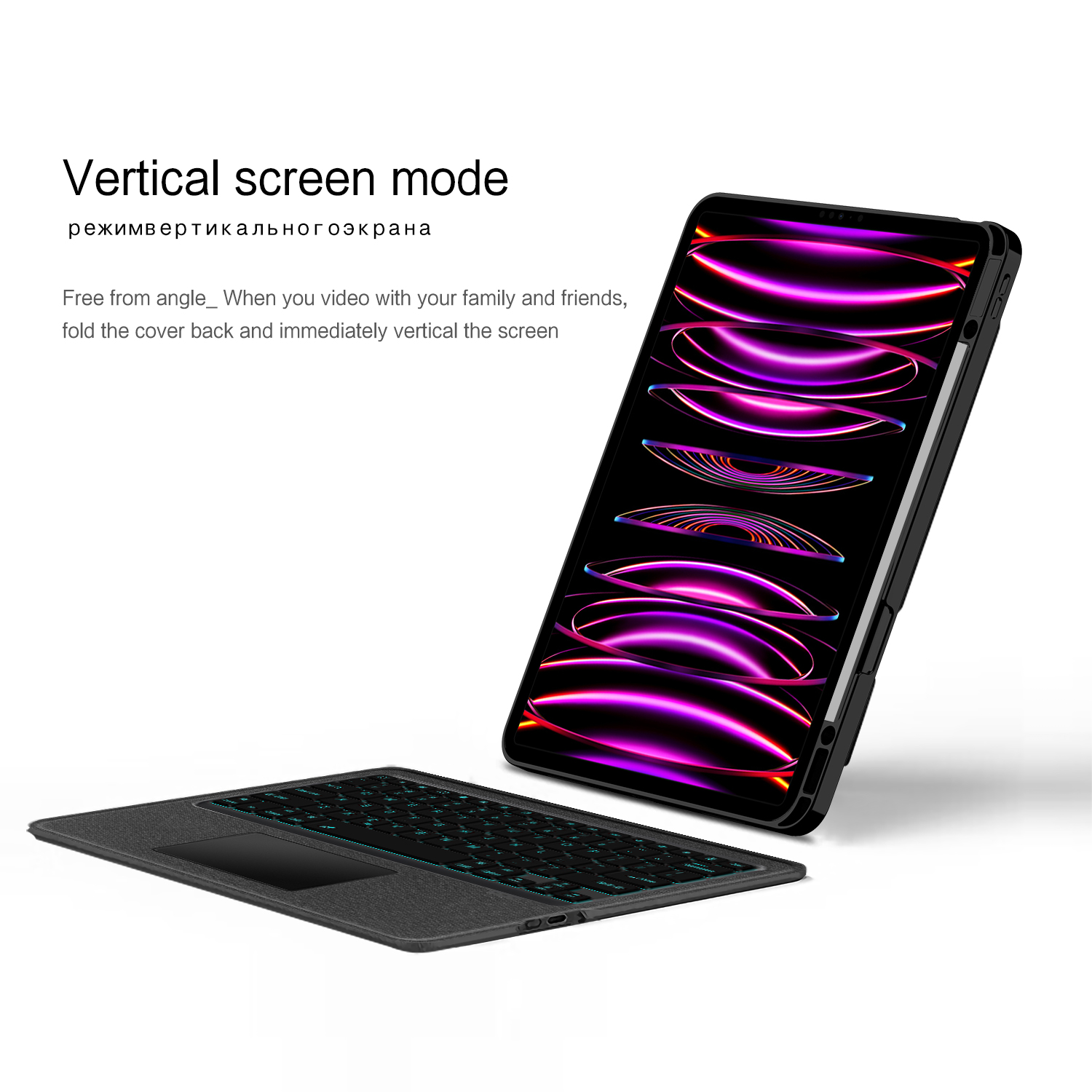 Magic Keyboard Case for iPad A - Tablet Keyboard Case บทวิจารณ์และราคา