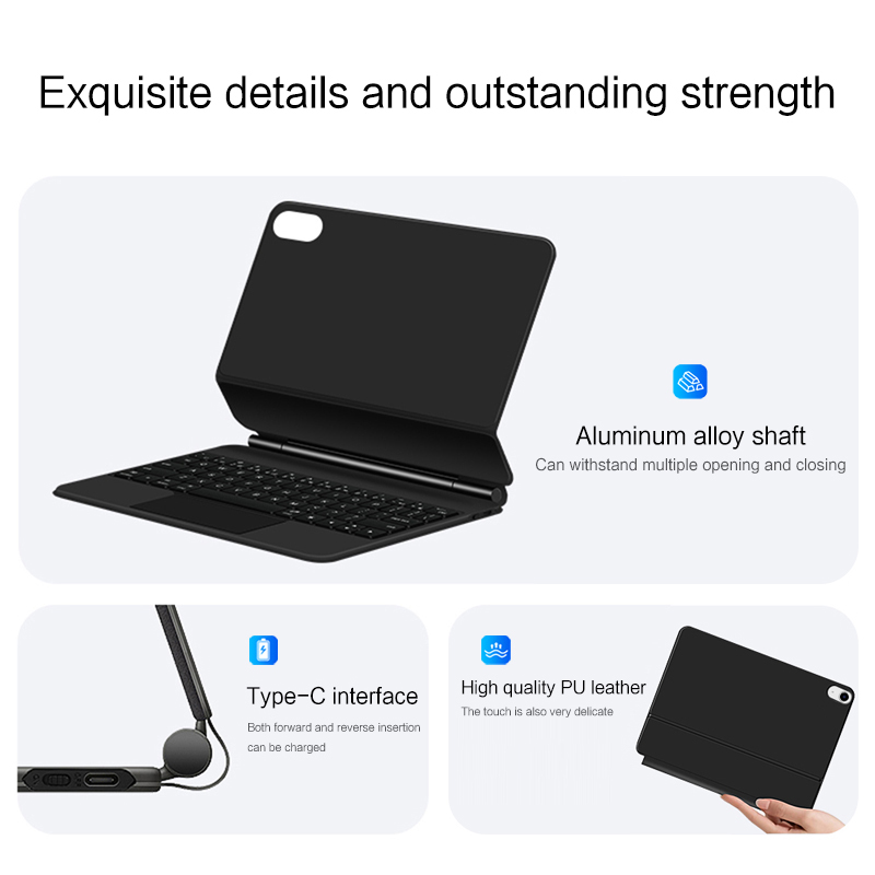 2025 Magic Keyboard for IPad 1 - Tablet Keyboard Case บทวิจารณ์และราคา