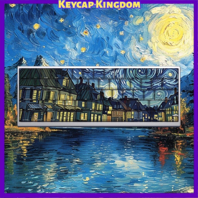 Van Gogh Starry Sky Theme Keyc - Tablet Accessories For Gaming บทวิจารณ์และราคา