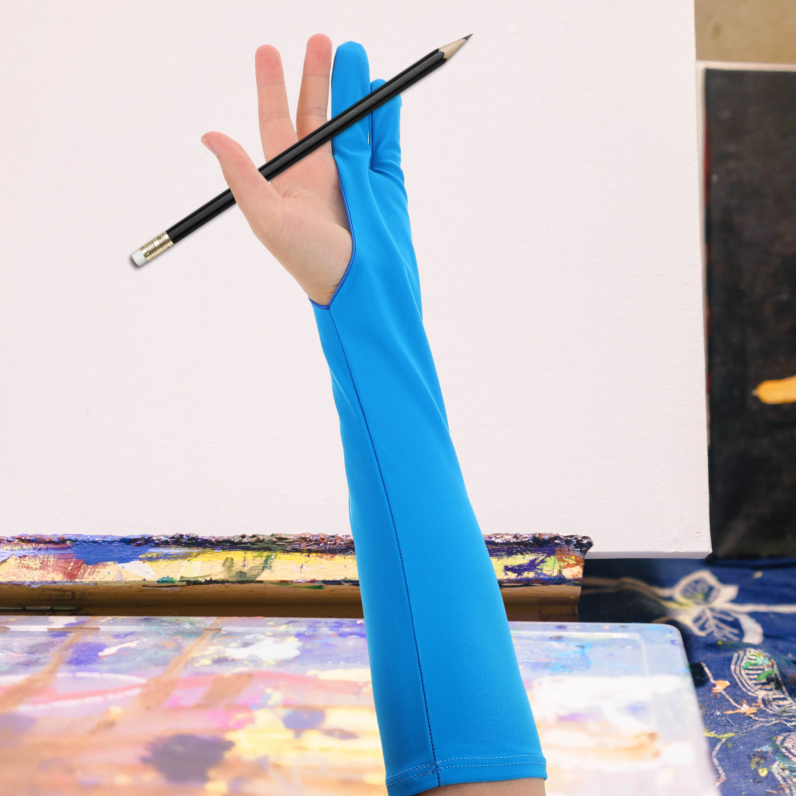 1Pair Drawing Glove Two-Finger - Drawing Glove Artist บทวิจารณ์และราคา
