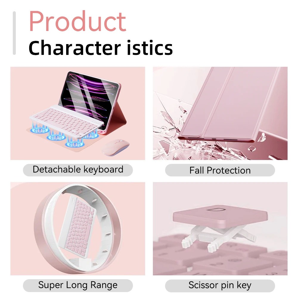 Case for Samsung Galaxy Tab A7 - Samsung Tablet Keyboard Accessories บทวิจารณ์และราคา