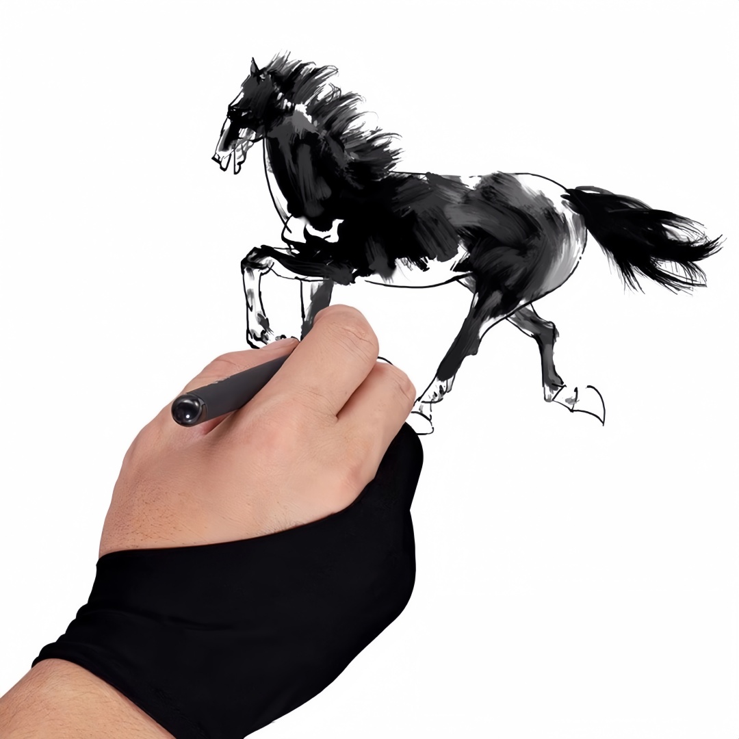 Anti-Smudge Drawing Glove for  - Drawing Glove Artist บทวิจารณ์และราคา