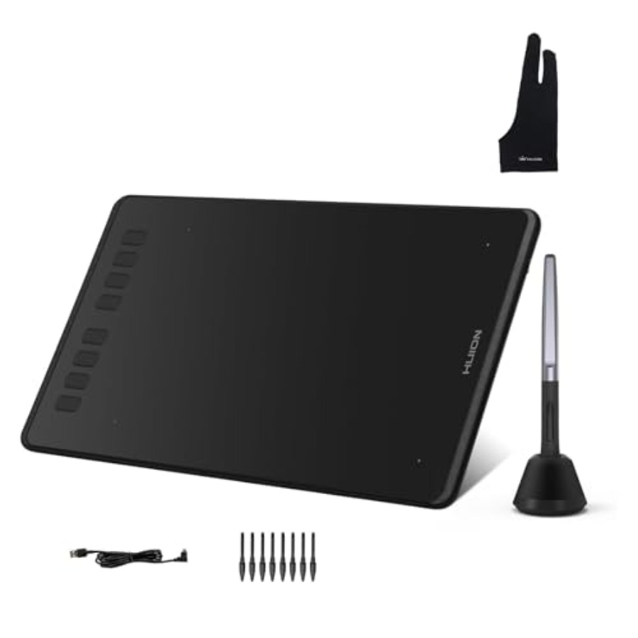 Inspiroy H950P Drawing Tablet  - Drawing Glove Artist บทวิจารณ์และราคา
