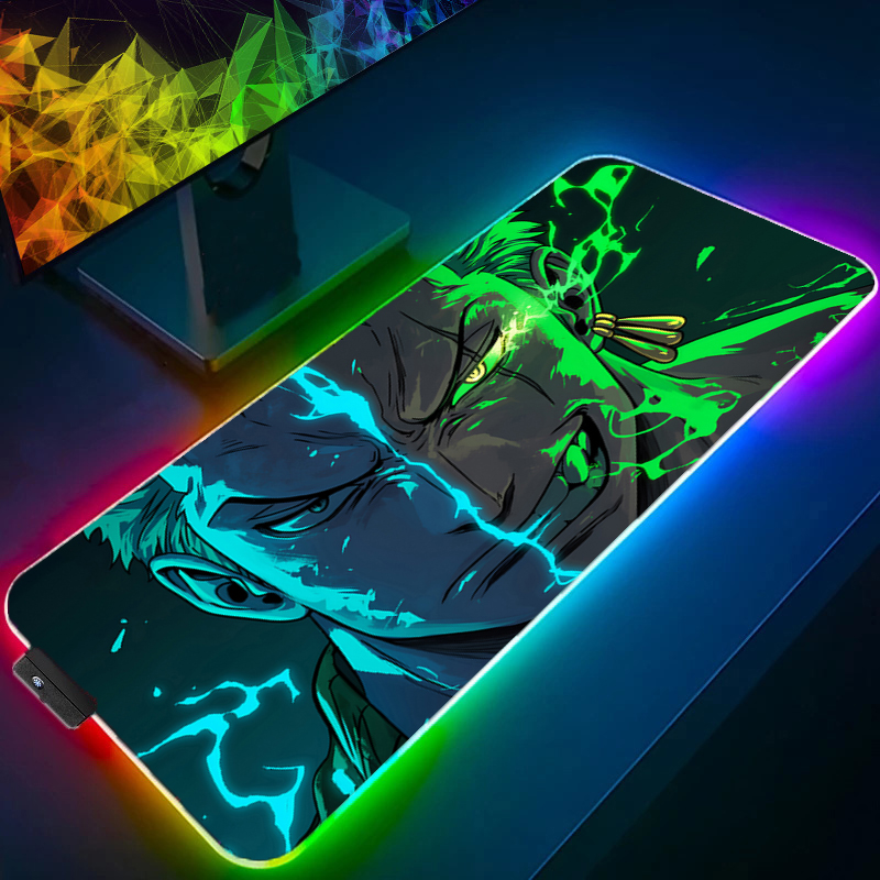 ONE PIECE Zoro Mouse Pad RGB G - Tablet Accessories For Gaming บทวิจารณ์และราคา