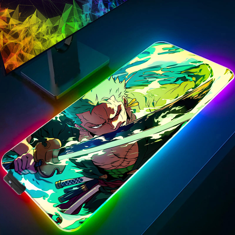 ONE PIECE Zoro Mouse Pad RGB G - Tablet Accessories For Gaming บทวิจารณ์และราคา