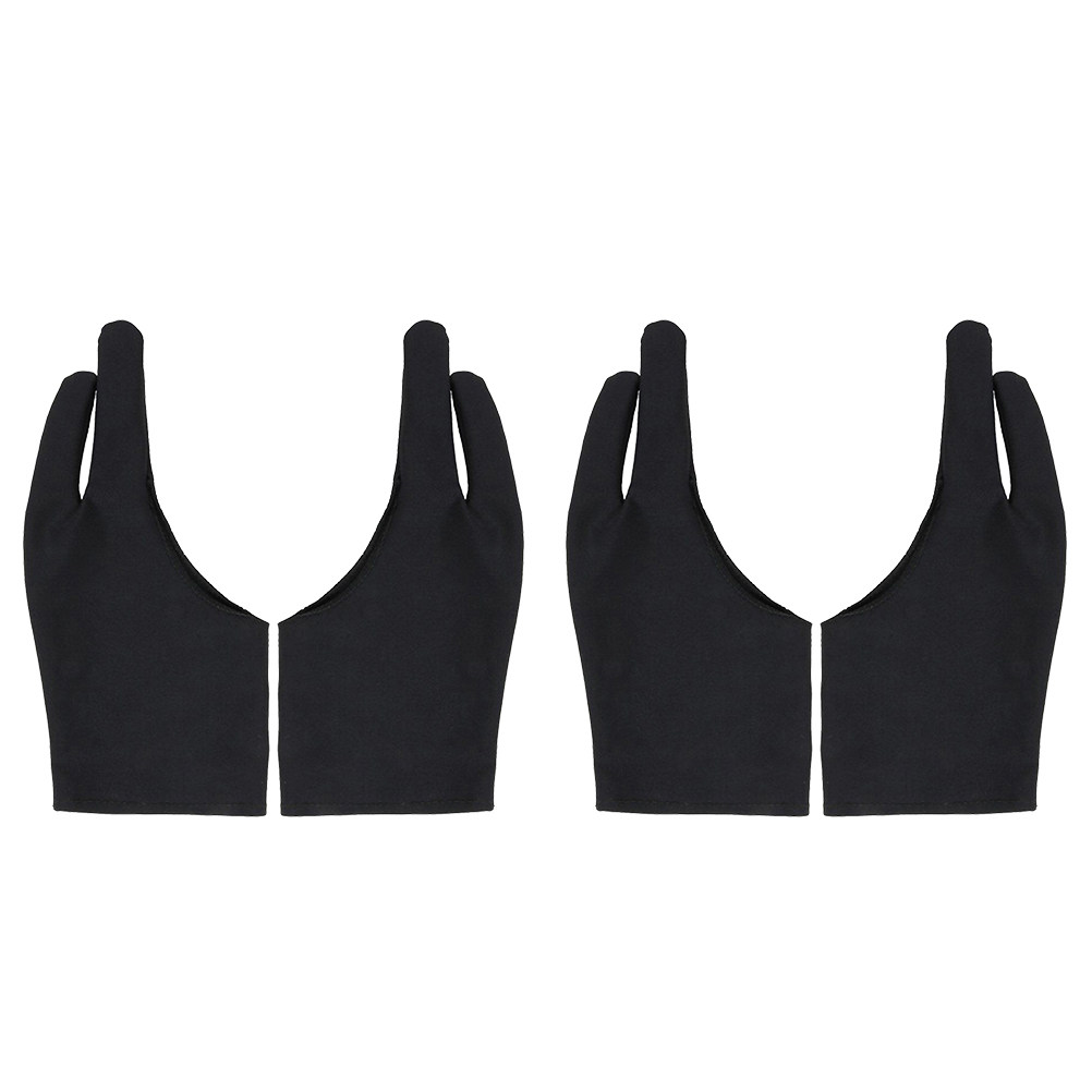 4Pcs Drawing Gloves Two Finger - Drawing Glove Artist บทวิจารณ์และราคา