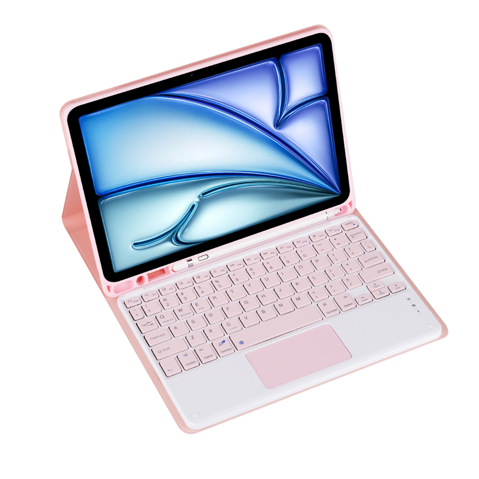 Magnetic Removable Wireless Ba - Tablet Keyboard Case บทวิจารณ์และราคา