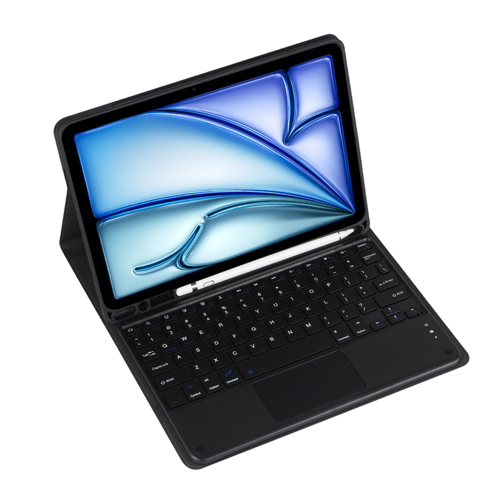 Magnetic Removable Wireless Ba - Tablet Keyboard Case บทวิจารณ์และราคา