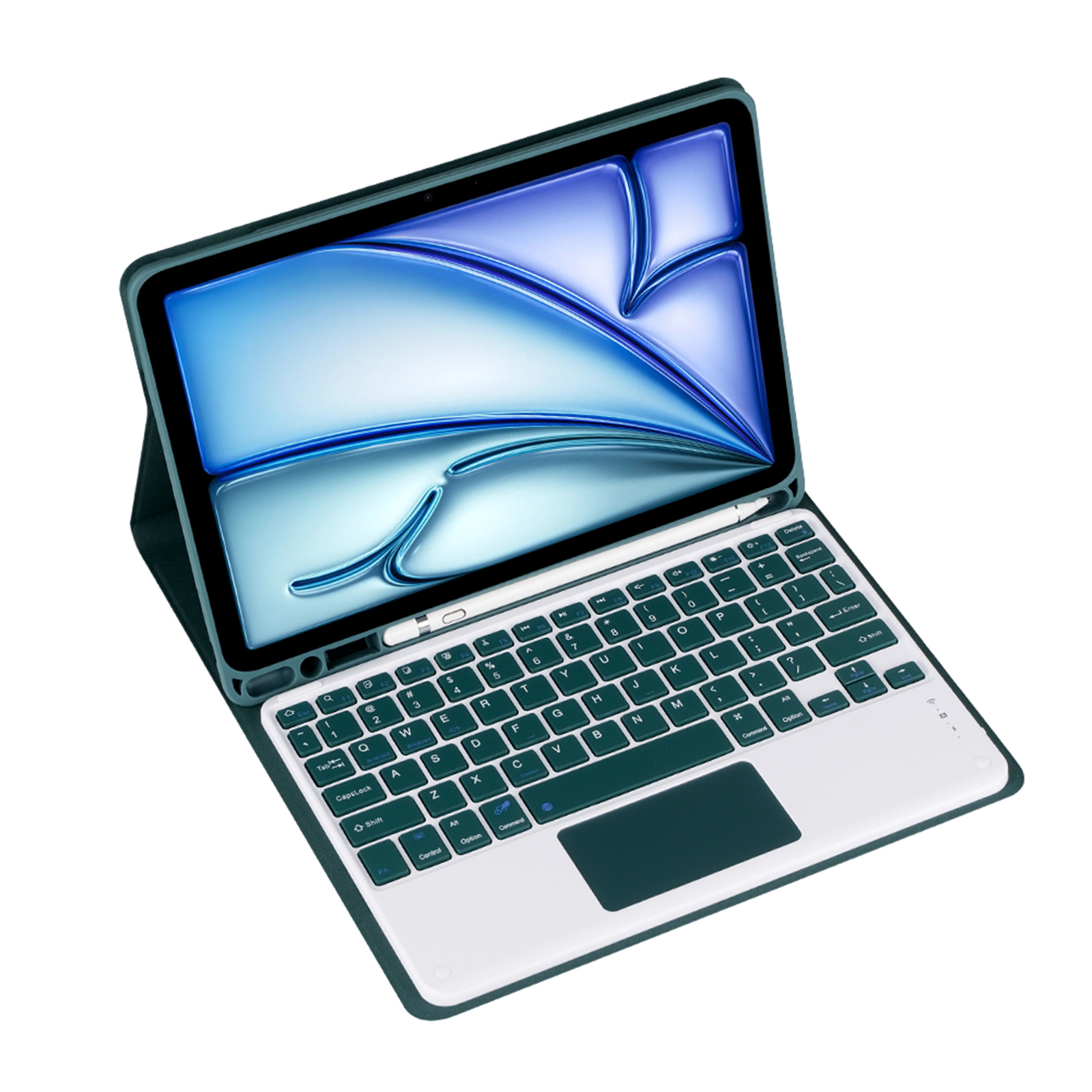 Magnetic Removable Wireless Ba - Tablet Keyboard Case บทวิจารณ์และราคา