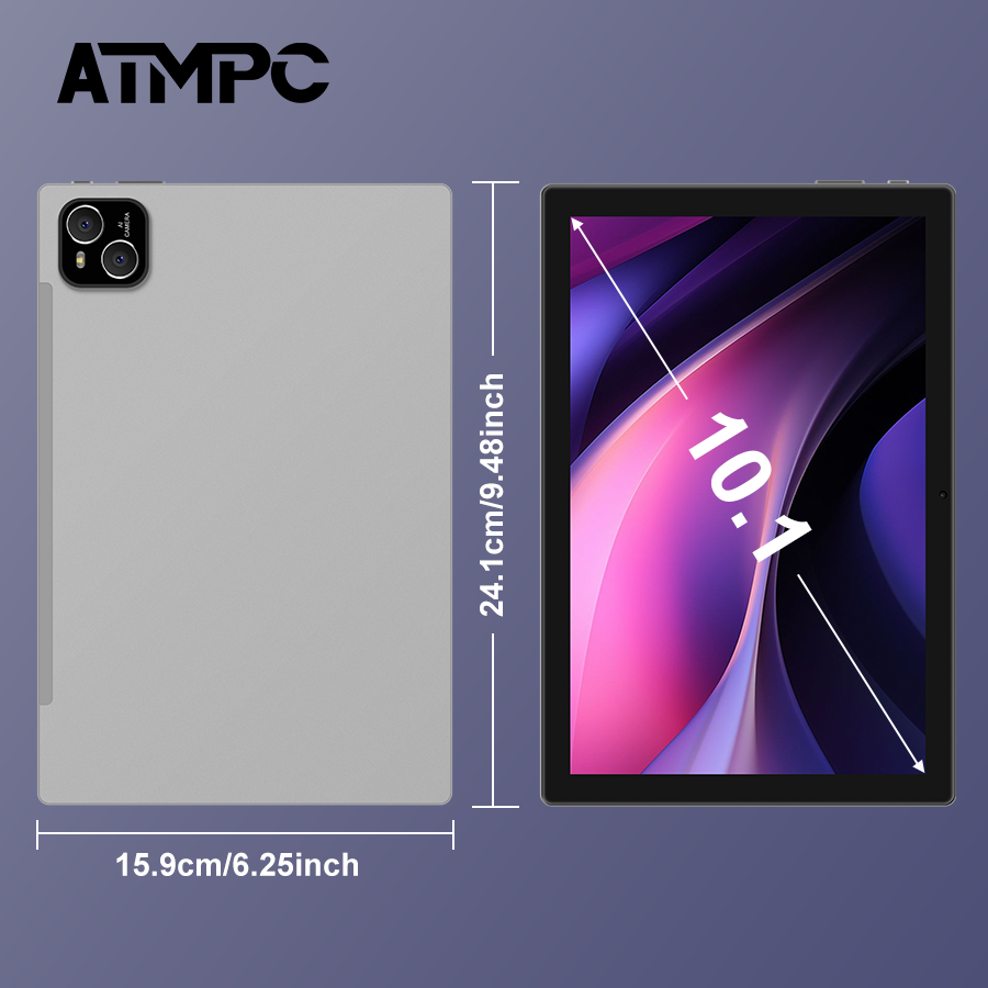 ATMPC 10.1 Inch Android 14, 12 - Tablet Keyboard Case บทวิจารณ์และราคา