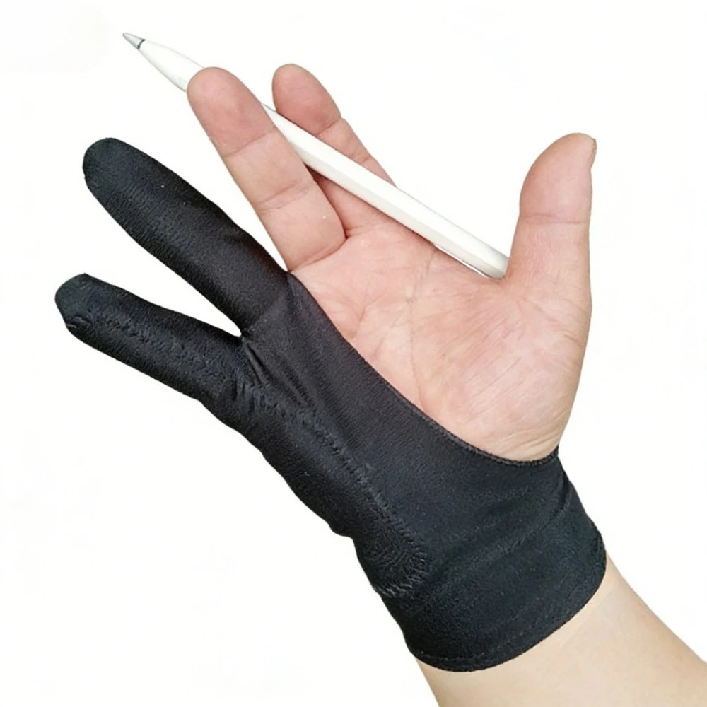 Artist Two-Finger Gloves Anti  - Drawing Glove Artist บทวิจารณ์และราคา
