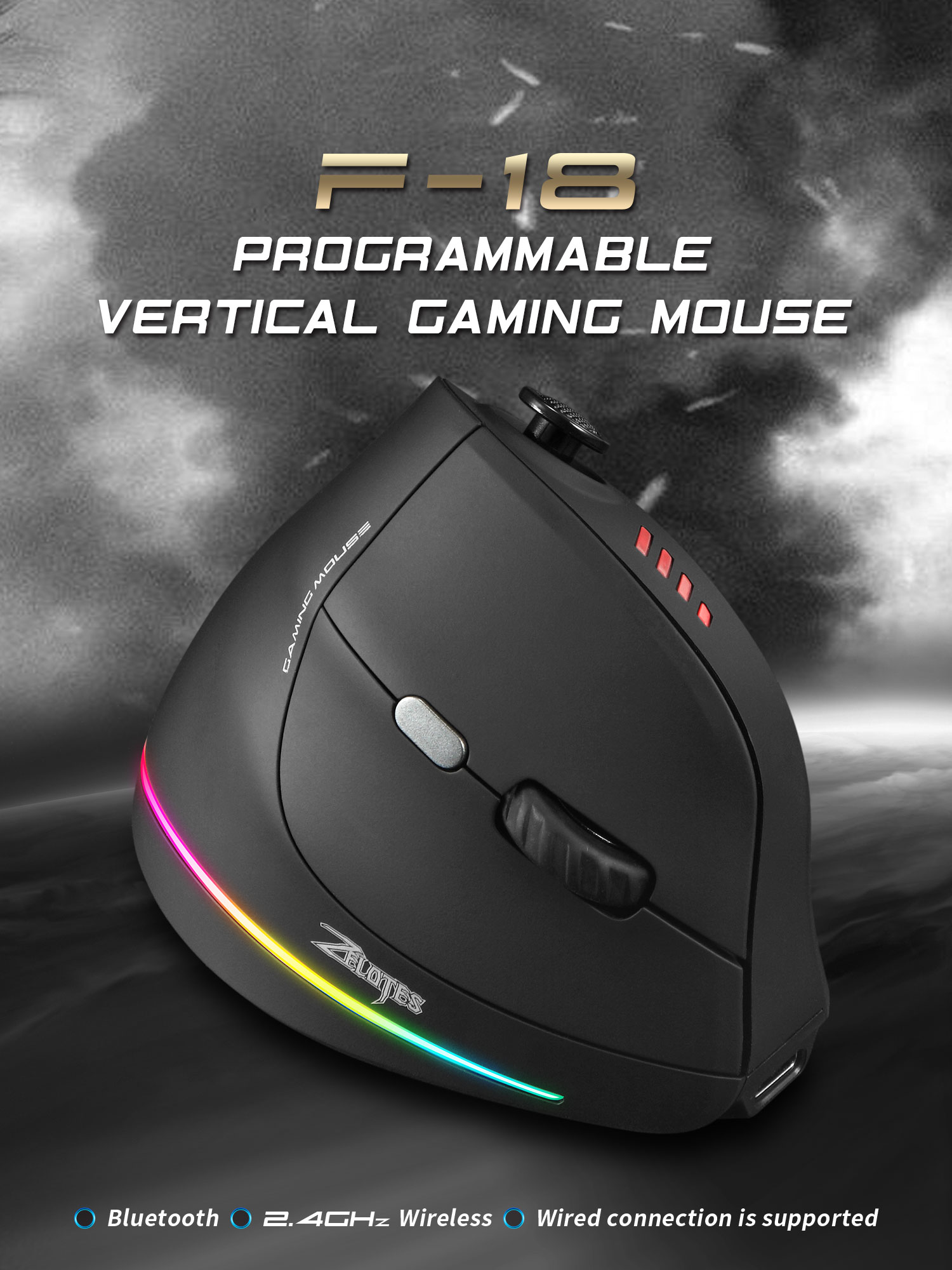 Jomaa RGB Backlit Wireless Ver - Tablet Accessories For Gaming บทวิจารณ์และราคา