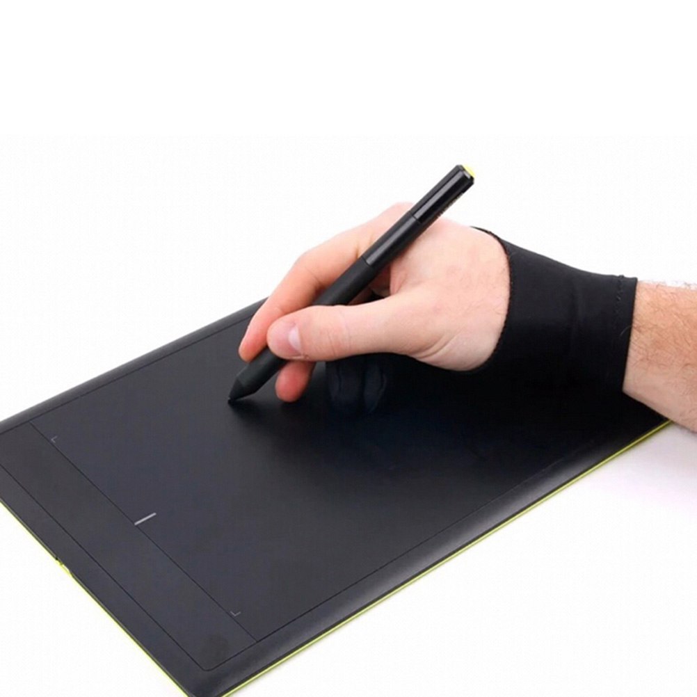Black 2 finger artist glove an - Drawing Glove Artist บทวิจารณ์และราคา