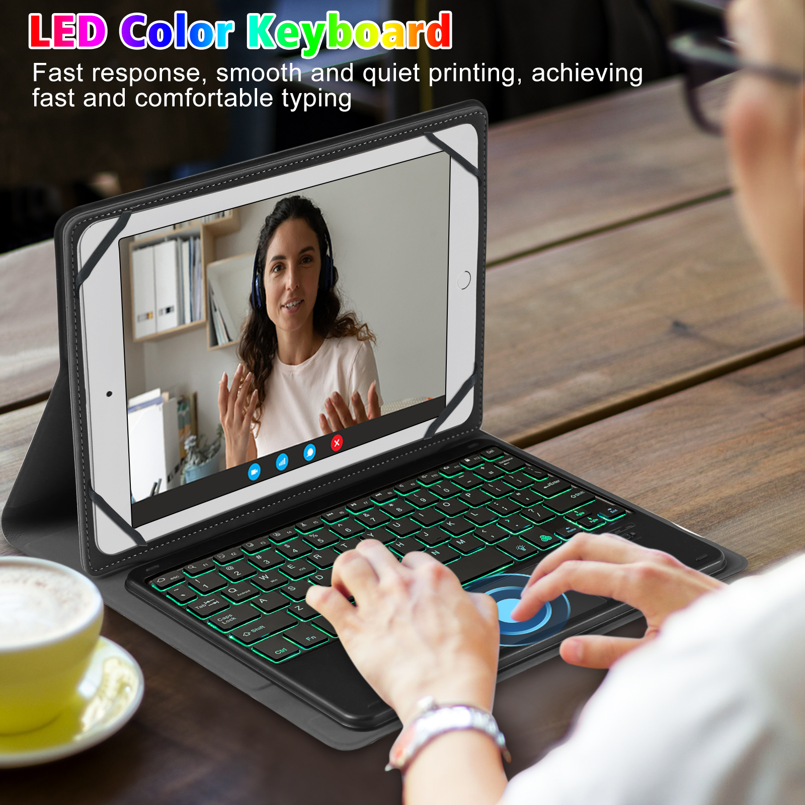 Universal 9-11 inch Tablet Pro - Tablet Keyboard Case บทวิจารณ์และราคา