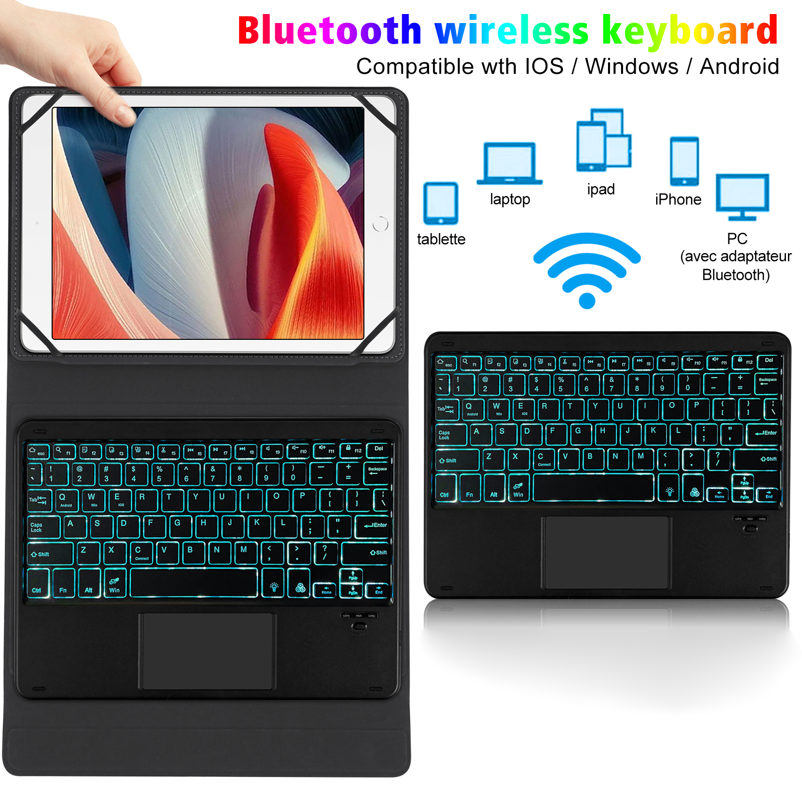 Universal 9-11 inch Tablet Pro - Tablet Keyboard Case บทวิจารณ์และราคา